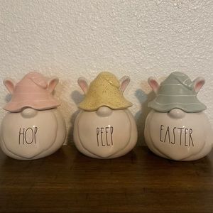 Rae Dunn Easter candles